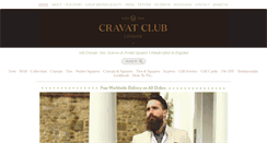 Desktop Screenshot of cravat-club.com